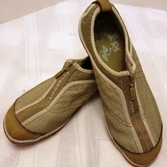 Merrell | Shoes | Euc Merrell Lorelei Zip Deep Tan Size 9 2 | Poshmark